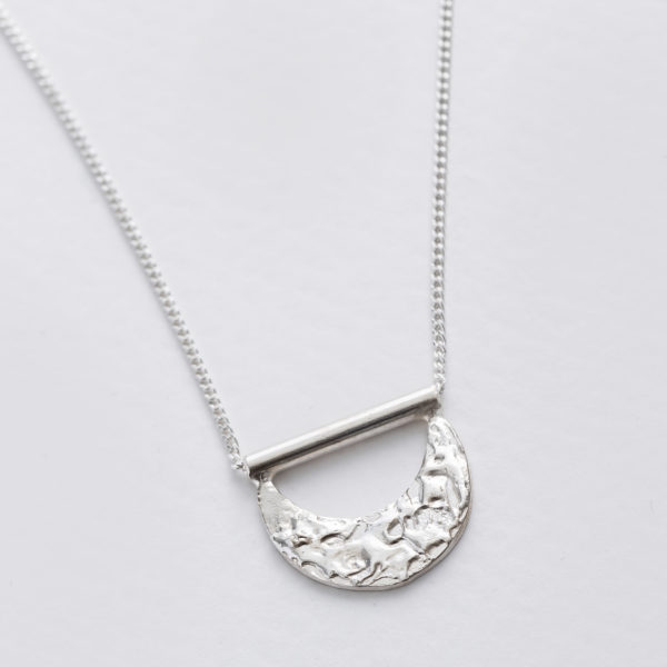 Lua Mini Silver Necklace